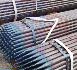 石家庄超前小导管预埋钢管出尖打孔焊倒刺无缝焊管厂